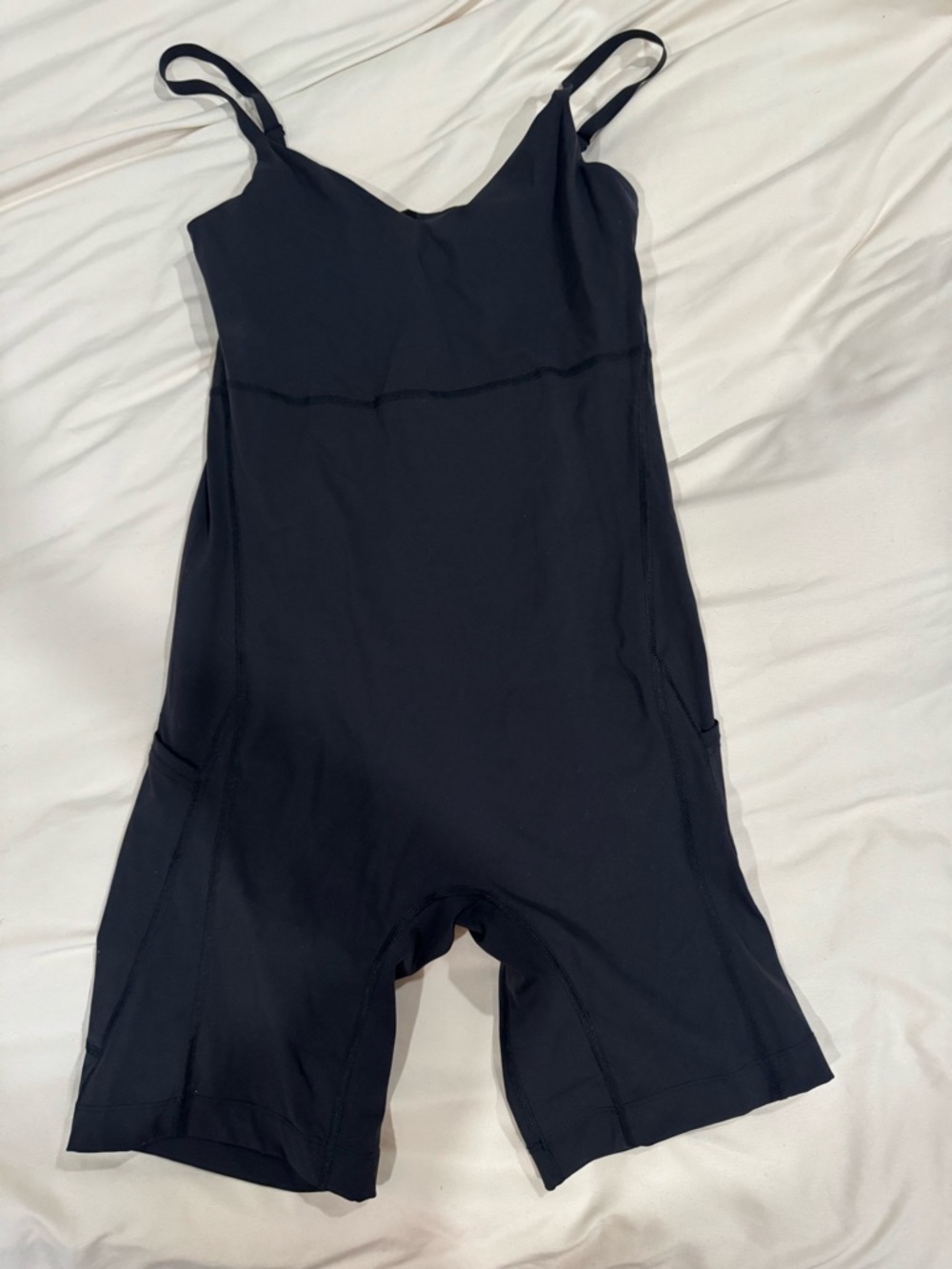 Outdoor Voices Black One-Piece Activewear Romper
